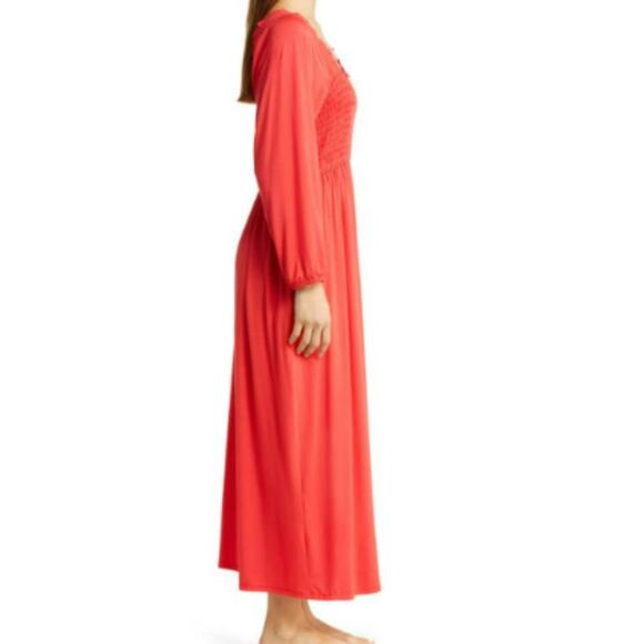 New ~ NORDSTROM ~ (Tencel) Moonlight Eco Long Sleeve Nightgown  Giftable - Picture 8 of 9